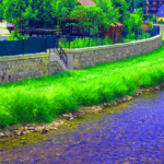 How to build a retaining wall on a river bank